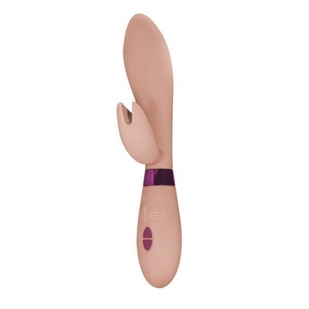 Вибратор с клиторальным стимулятором Leyla